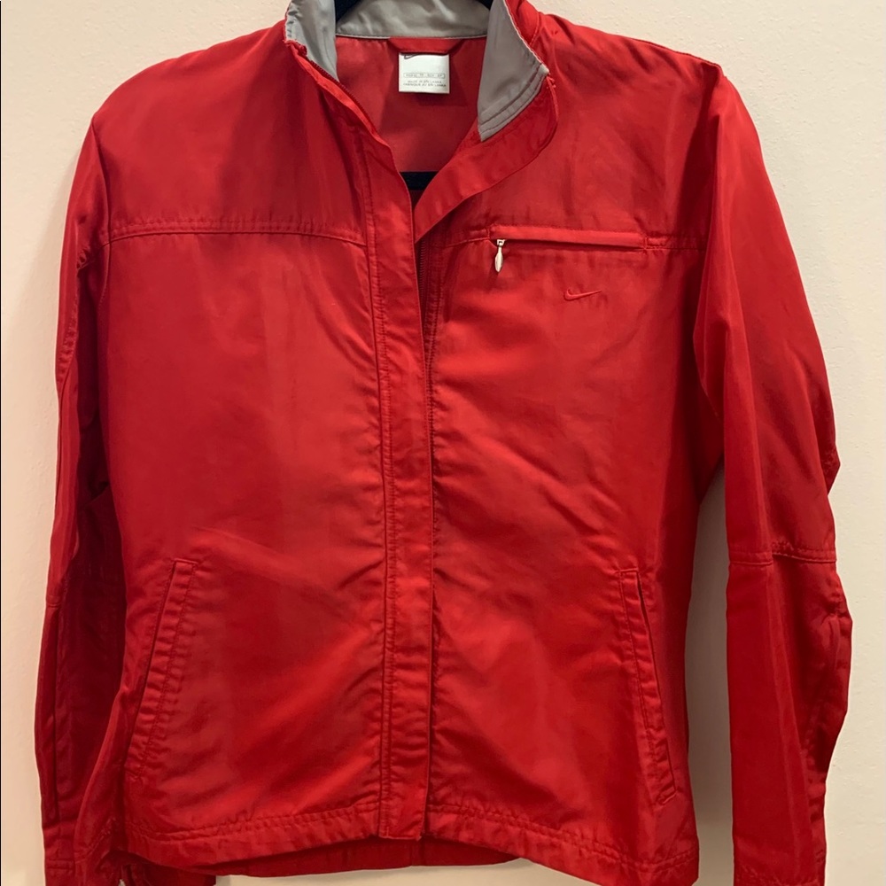 Red Rain Jacket by Nike